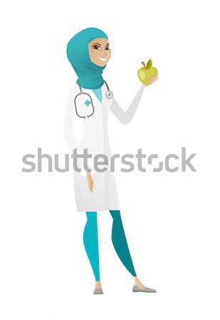 Profesional oculista musulmanes médico Foto stock © RAStudio