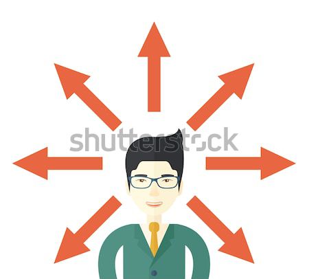 Woman choosing way. Stock photo © RAStudio