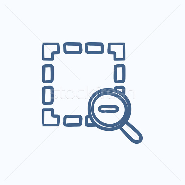 Zoom out sketch icon. Stock photo © RAStudio