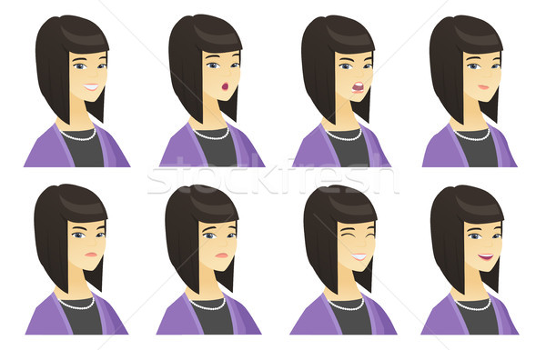 Vector set of business characters. Stock photo © RAStudio