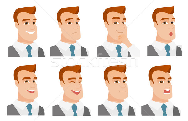 Vector set of business characters. Stock photo © RAStudio