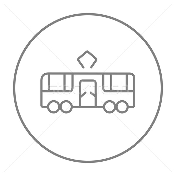 Tram line icon. Stock photo © RAStudio