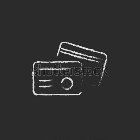 Identification card sketch icon. Stock photo © RAStudio