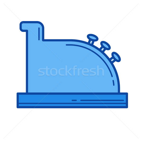 Cash register line icon. Stock photo © RAStudio