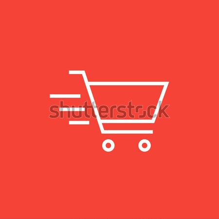 Shopping cart line icon. Stock photo © RAStudio