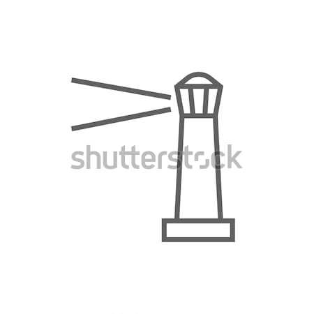 Lighthouse line icon. Stock photo © RAStudio