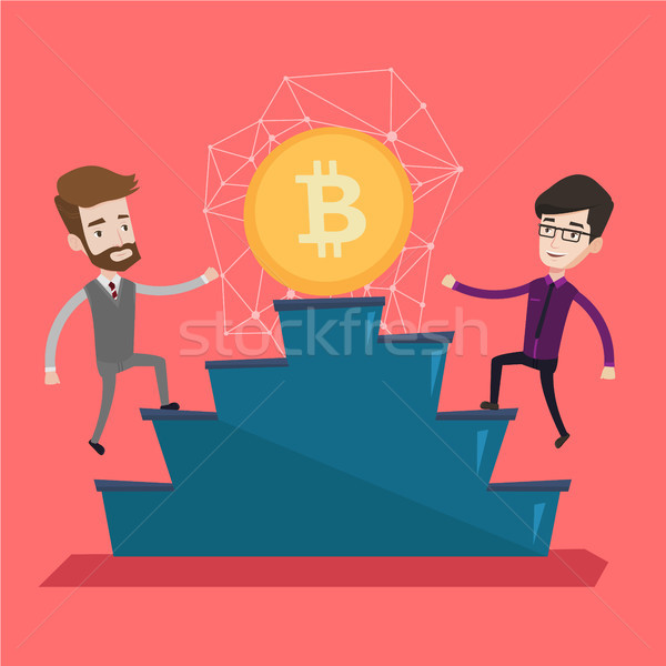 Competition between initial coin offering projects Stock photo © RAStudio