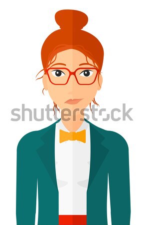 Vrouw hoofd vector ontwerp illustratie geïsoleerd Stockfoto © RAStudio