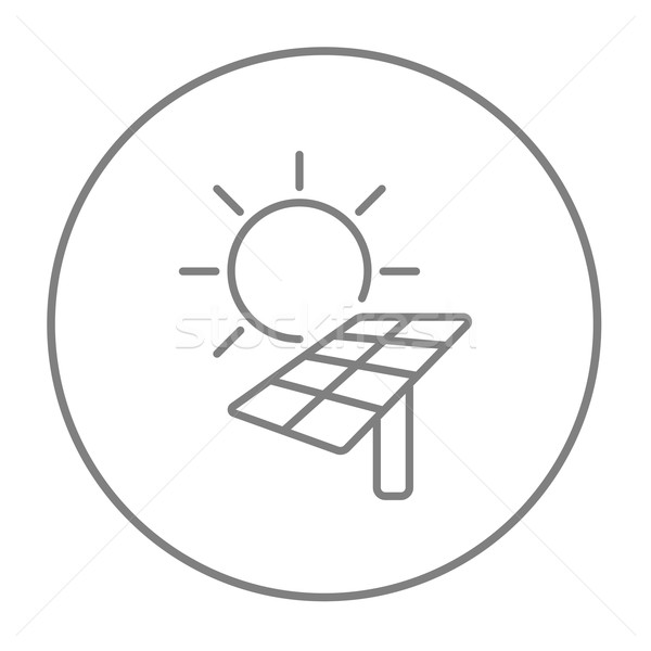 太陽エネルギー 行 アイコン 太陽 ウェブ ストックベクター C Rastudio Stockfresh