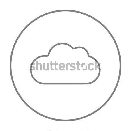 Cloud computing line icon. Stock photo © RAStudio