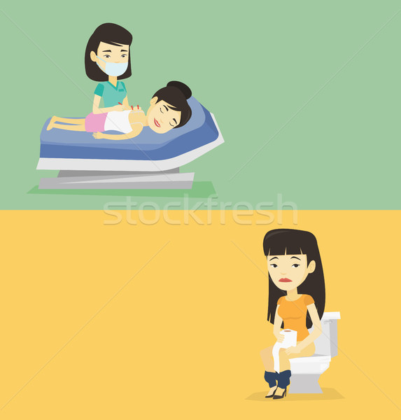 Two medical banners with space for text. Stock photo © RAStudio