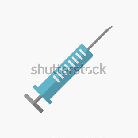 Syringe line icon. Stock photo © RAStudio