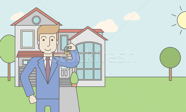 Real estate agent. Stock photo © RAStudio