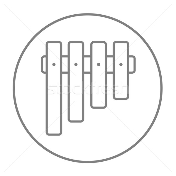 Vibraphone line icon. Stock photo © RAStudio