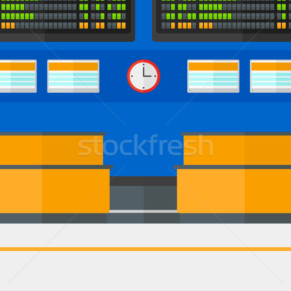 Background of schedule board in airport. Stock photo © RAStudio