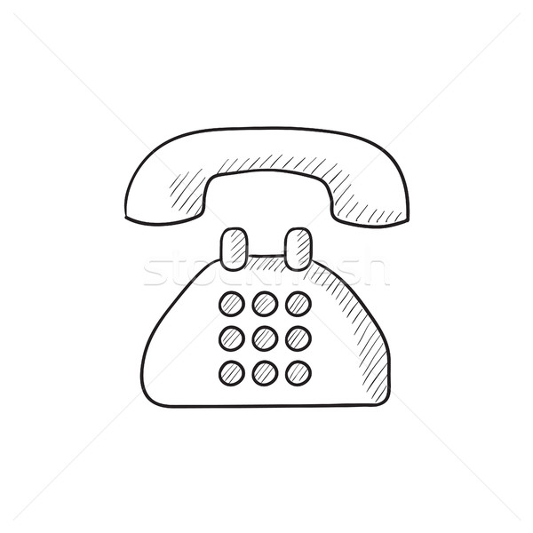 4 Old Telephone Drawing (PNG Transparent) | OnlyGFX.com