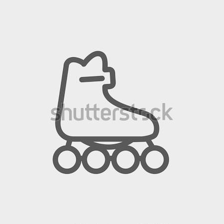 Roller skate line icon. Stock photo © RAStudio