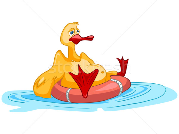 Cartoon Character Duck Stock photo © RAStudio