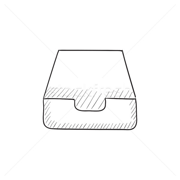 Mail box sketch icon. Stock photo © RAStudio