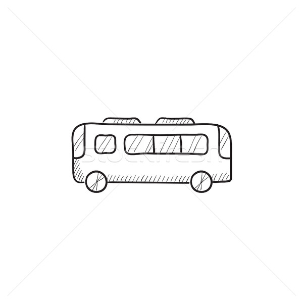 Bus sketch icon. Stock photo © RAStudio