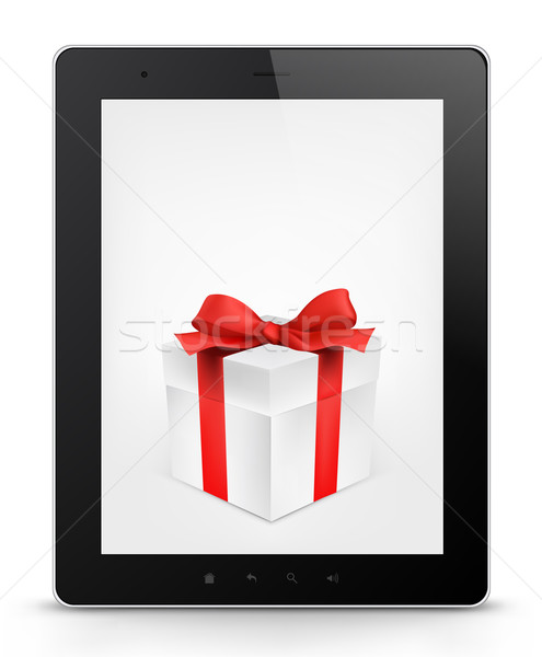 Stock photo: Tablet PC. Vector EPS 10.