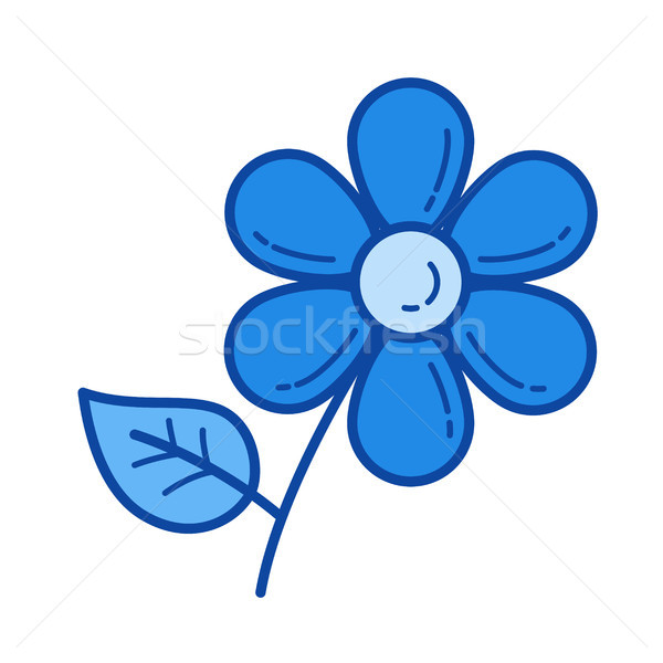 Flower line icon. vector illustration © RAStudio (#8779141) | Stockfresh