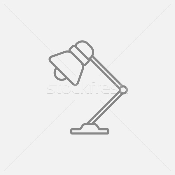 Table lamp line icon. Stock photo © RAStudio