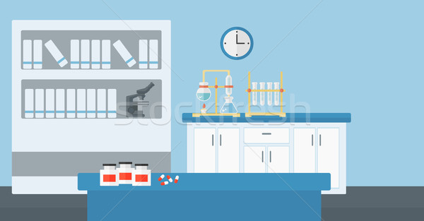 Background of laboratory interior. Stock photo © RAStudio