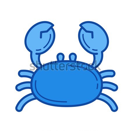 Crab line icon. Stock photo © RAStudio