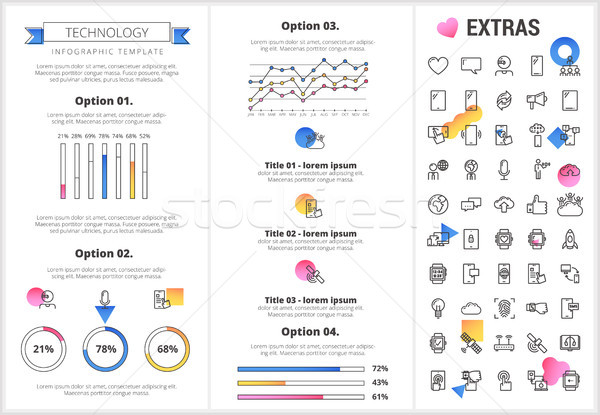 Stock fotó: Mobilitás · infografika · sablon · elemek · ikonok · testreszabható