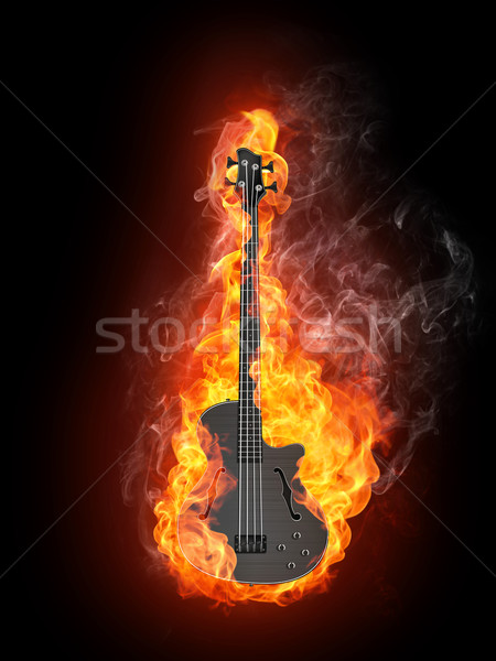 Electric Bass Guitar Stock photo © RAStudio