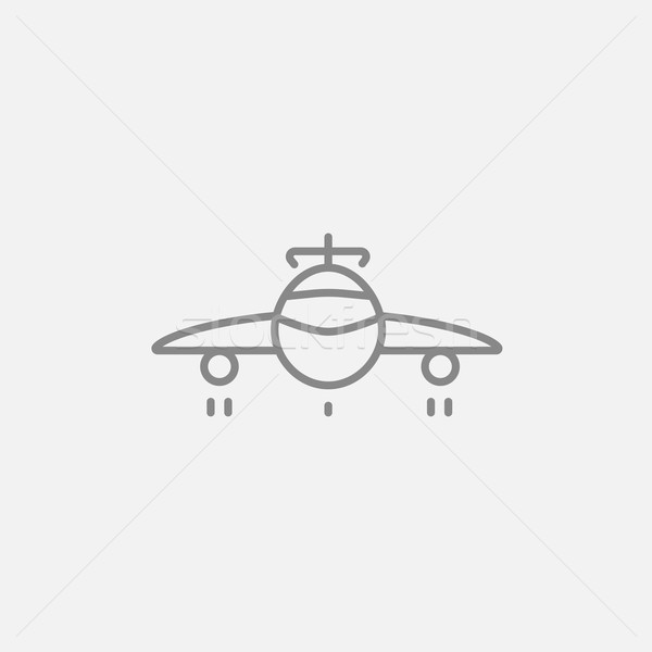Airplane line icon. Stock photo © RAStudio