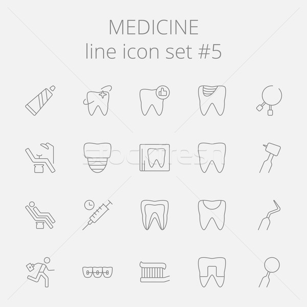 Medicine icon set. Stock photo © RAStudio