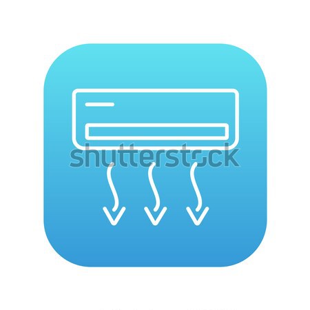 商业照片: 冷气机 ·线· 图标 · 纳斯 · 网页 · 移动