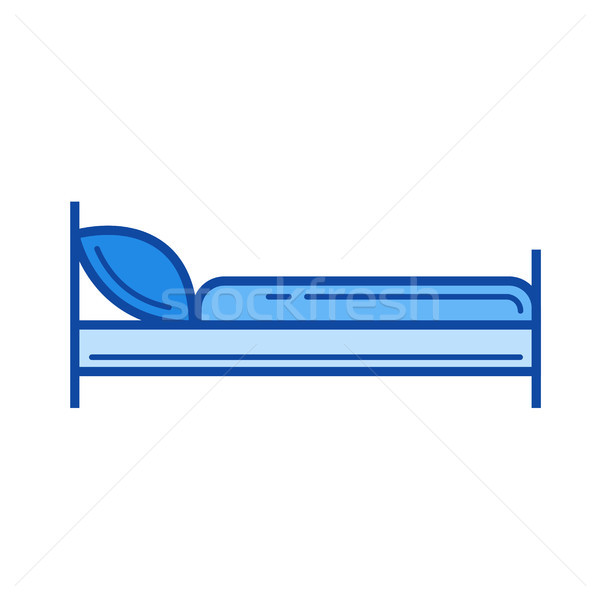 Hotel room line icon. Stock photo © RAStudio