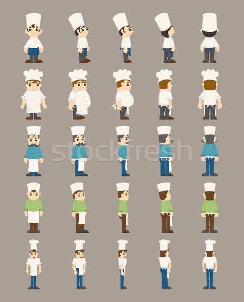 Chef costume eps10 vecteur [[stock_photo]] © ratch0013