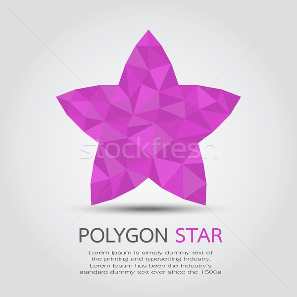 Polygon Star , eps10 vector format Stock photo © ratch0013