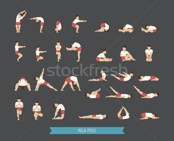 Yoga eps10 vecteur format design [[stock_photo]] © ratch0013