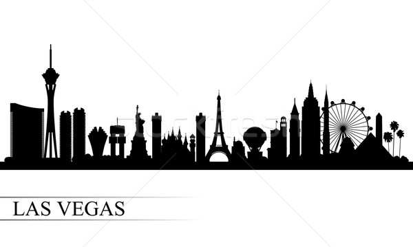 Download Las Vegas city skyline silhouette background vector illustration © Ray_of_Light (#7211960 ...