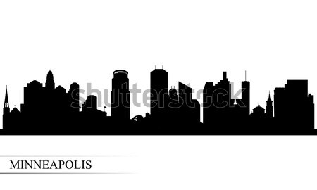 Dallas siluet Bina ufuk çizgisi mimari Stok fotoğraf © Ray_of_Light