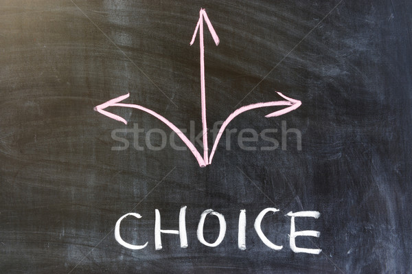 Concept of choice Stock photo © raywoo