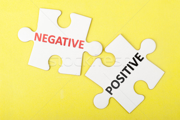 Negative versus positive Stock photo © raywoo
