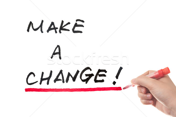Make a change Stock photo © raywoo