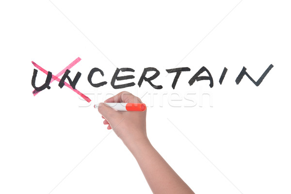 Foto stock: Incierto · mano · escrito · cruz · concepto