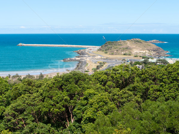 Stockfoto: Haven · landschap · new · south · wales · Australië · strand · water