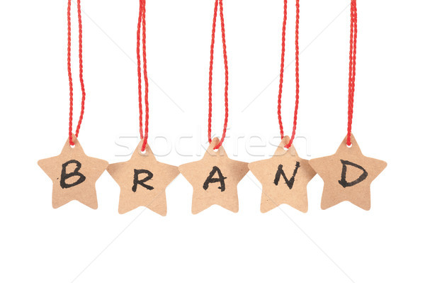 Brand word Stock photo © raywoo