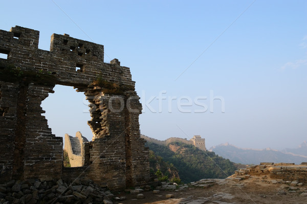 Dilapidated China Great Wall Stock photo © raywoo