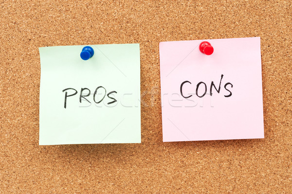 Pros and cons Stock photo © raywoo