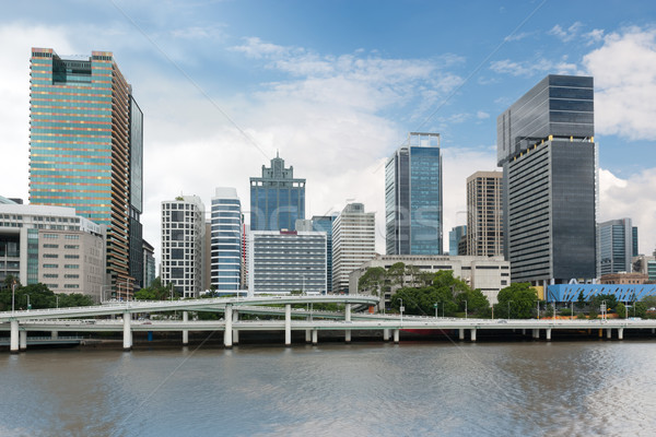 Brisbane urbano paisagem moderno edifícios rua Foto stock © raywoo