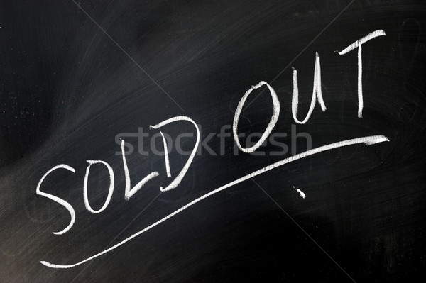 Stock photo: Sold out